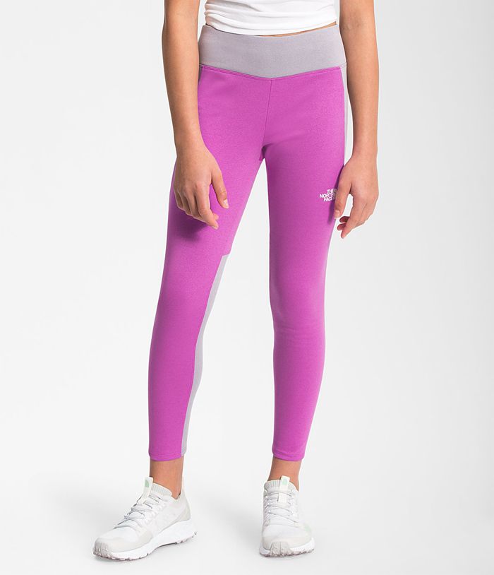 The North Face Girls Bottoms Winter Warm Tight 693QVXWTG - Purple